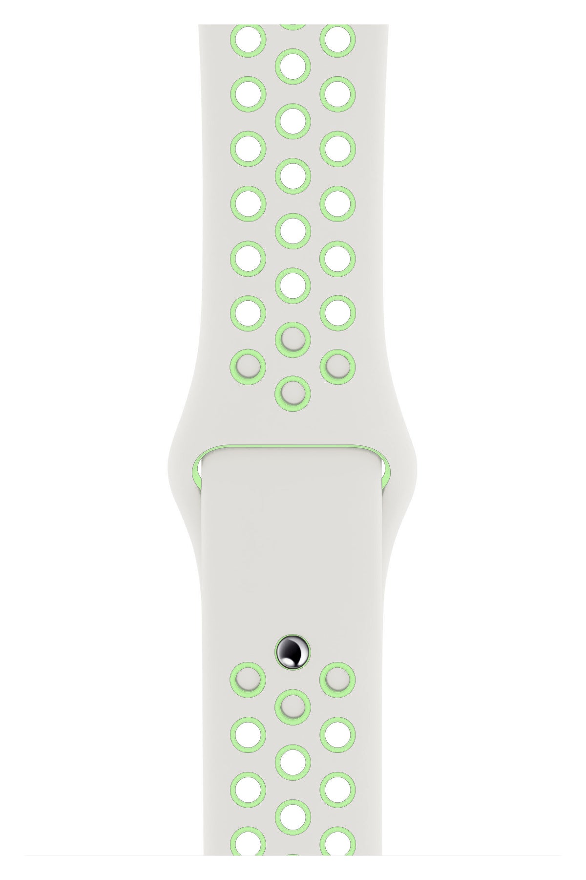 Apple Watch Uyumlu Silikon Delikli Spor Kordon Minty  bikordon