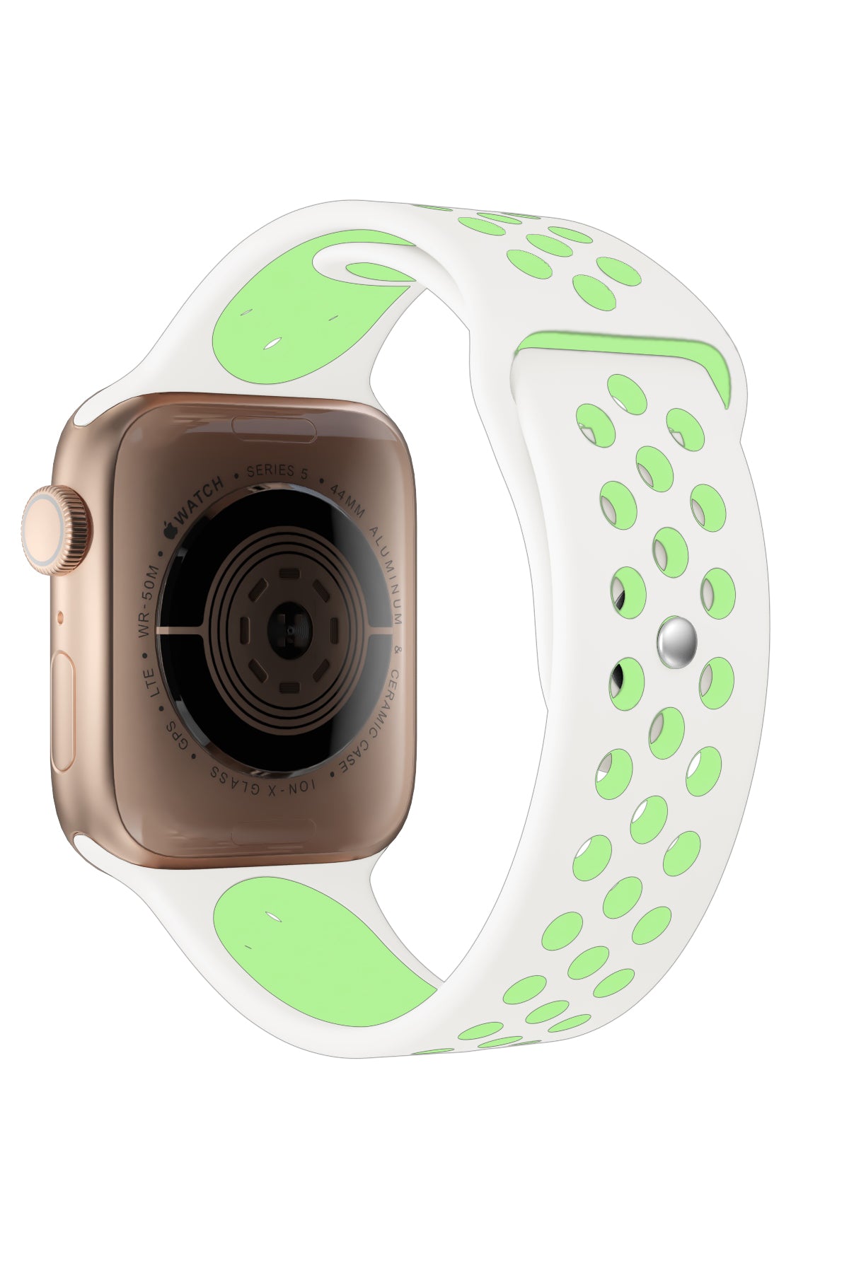 Apple Watch Uyumlu Silikon Delikli Spor Kordon Minty  bikordon