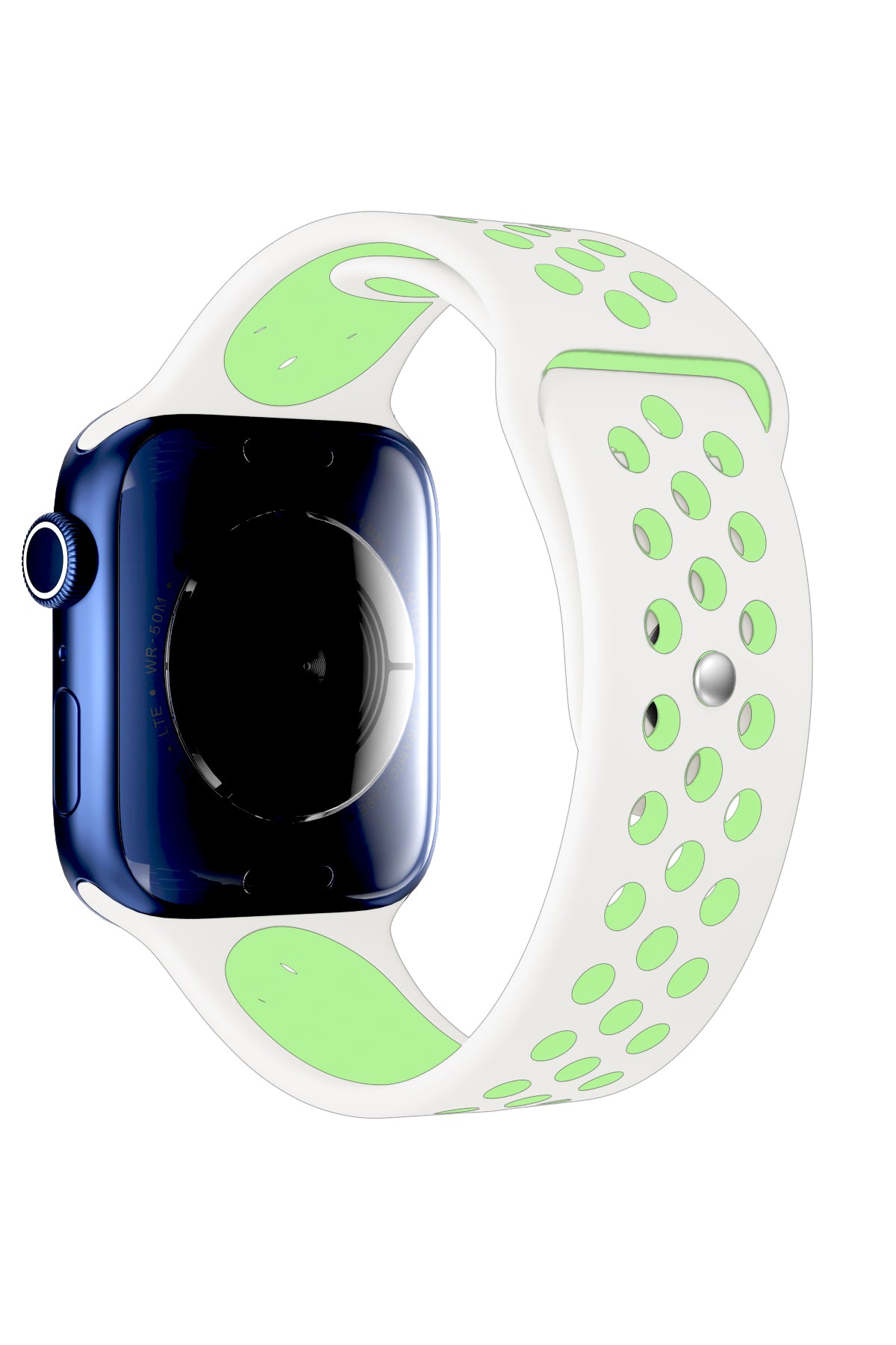 Apple Watch Uyumlu Silikon Delikli Spor Kordon Minty  bikordon