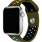 Apple Watch Uyumlu Silikon Delikli Spor Kordon Olive Stone  bikordon