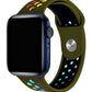 Apple Watch Uyumlu Silikon Delikli Spor Kordon Olive Stone  bikordon