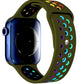 Apple Watch Uyumlu Silikon Delikli Spor Kordon Olive Stone