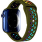 Apple Watch Uyumlu Silikon Delikli Spor Kordon Olive Stone  bikordon