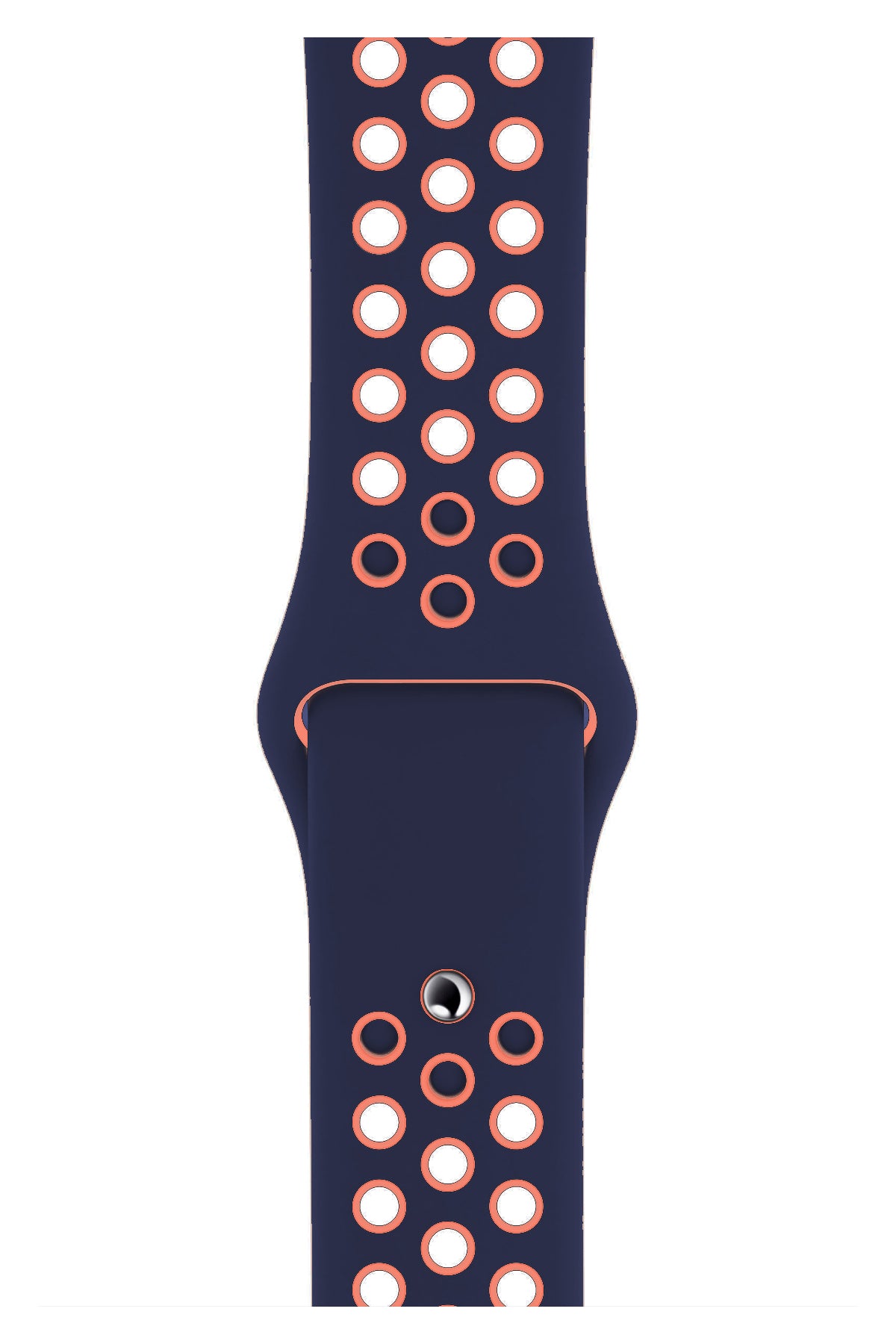 Apple Watch Uyumlu Silikon Delikli Spor Kordon Pinkish  bikordon