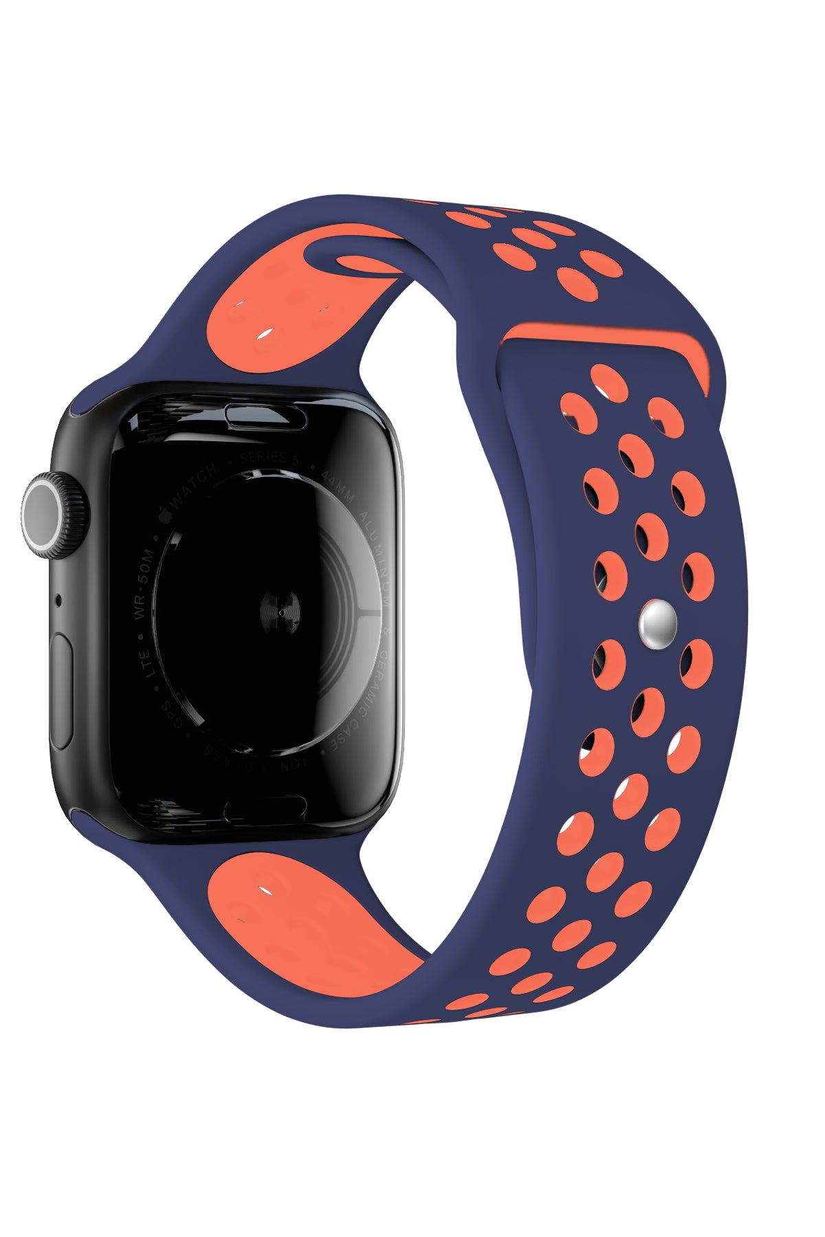 Apple Watch Uyumlu Silikon Delikli Spor Kordon Pinkish  bikordon