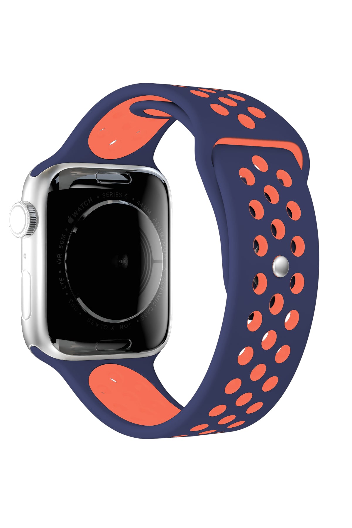Apple Watch Uyumlu Silikon Delikli Spor Kordon Pinkish  bikordon