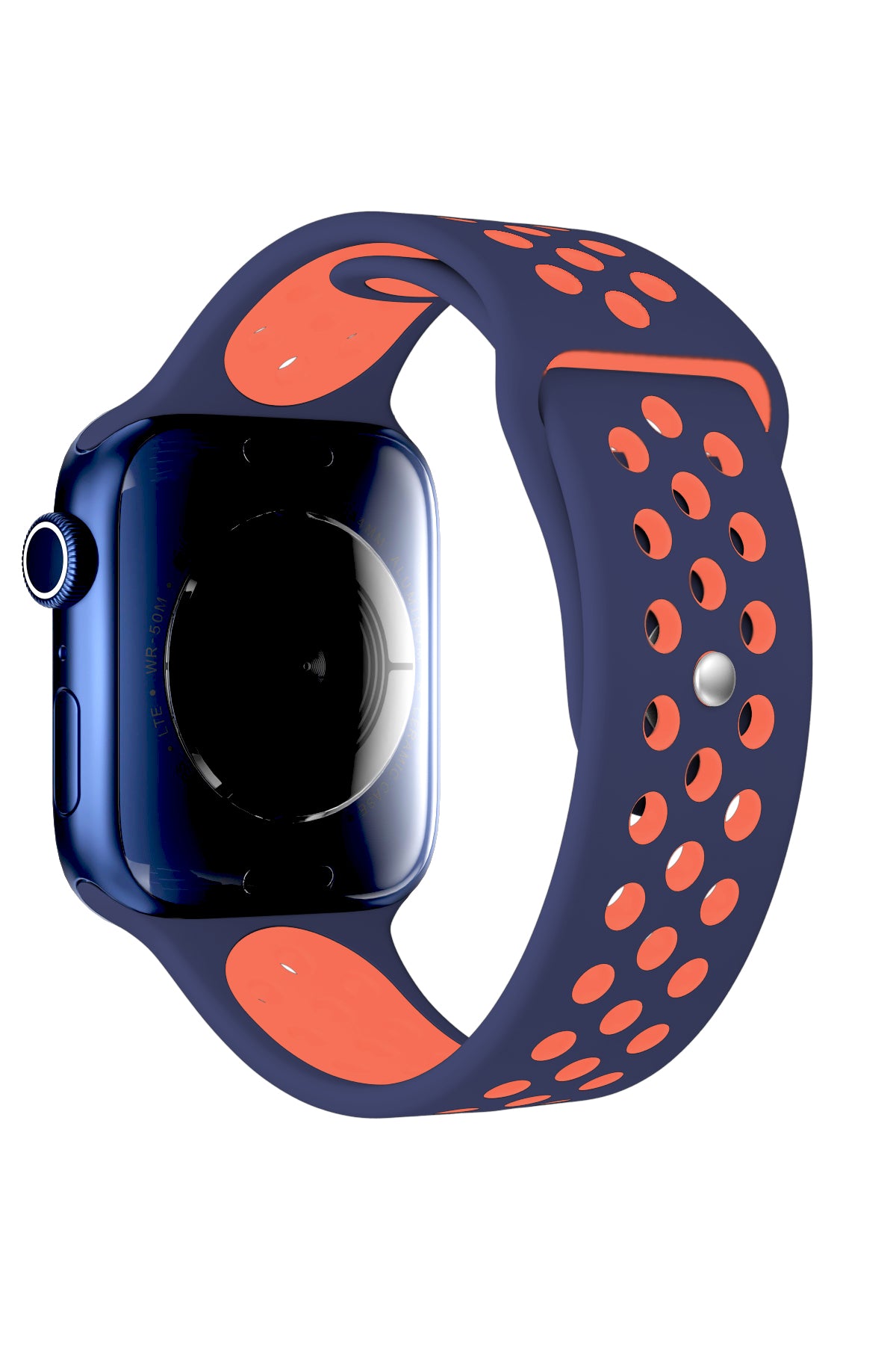 Apple Watch Uyumlu Silikon Delikli Spor Kordon Pinkish  bikordon