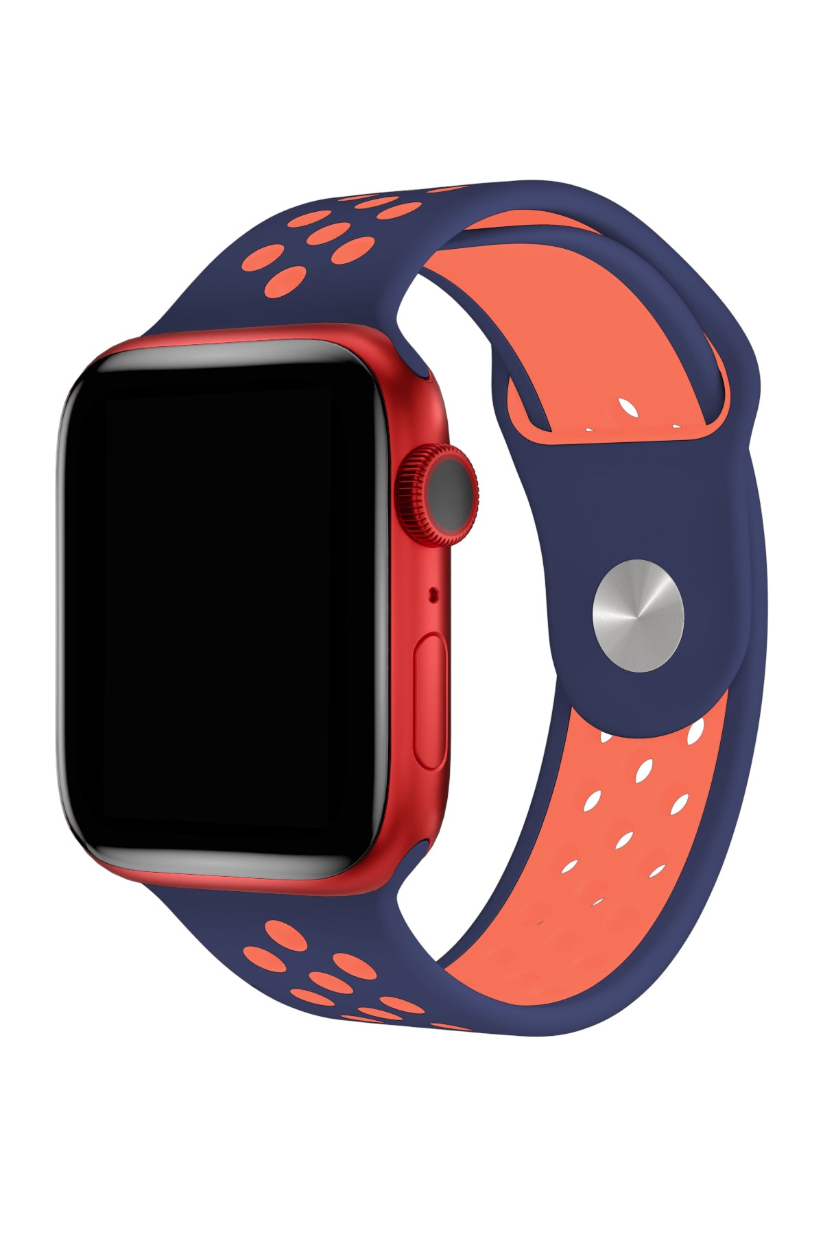Apple Watch Uyumlu Silikon Delikli Spor Kordon Pinkish  bikordon