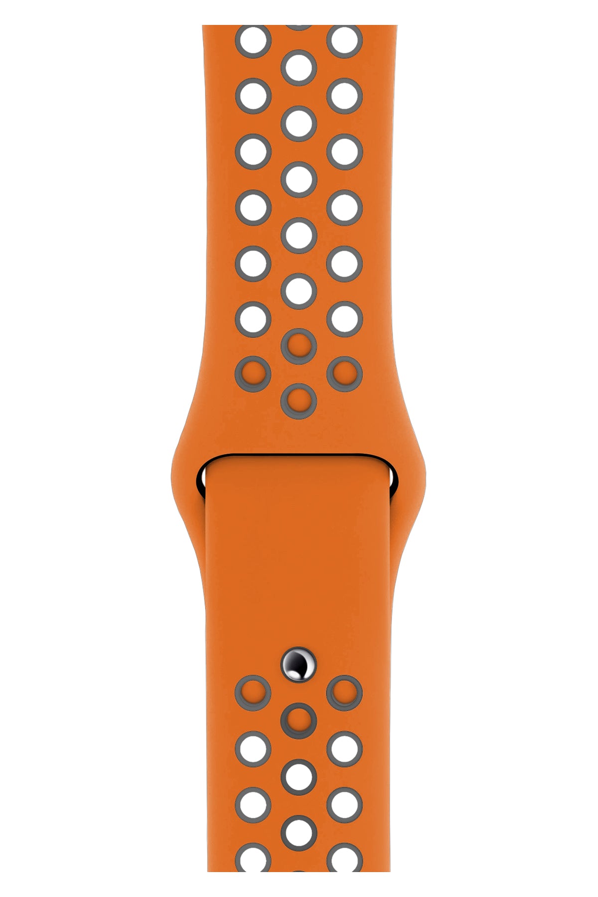 Apple Watch Uyumlu Silikon Delikli Spor Kordon Pumpkin  bikordon
