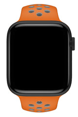 Apple Watch Uyumlu Silikon Delikli Spor Kordon Pumpkin