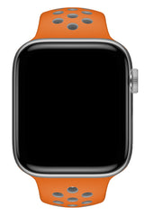Apple Watch Uyumlu Silikon Delikli Spor Kordon Pumpkin