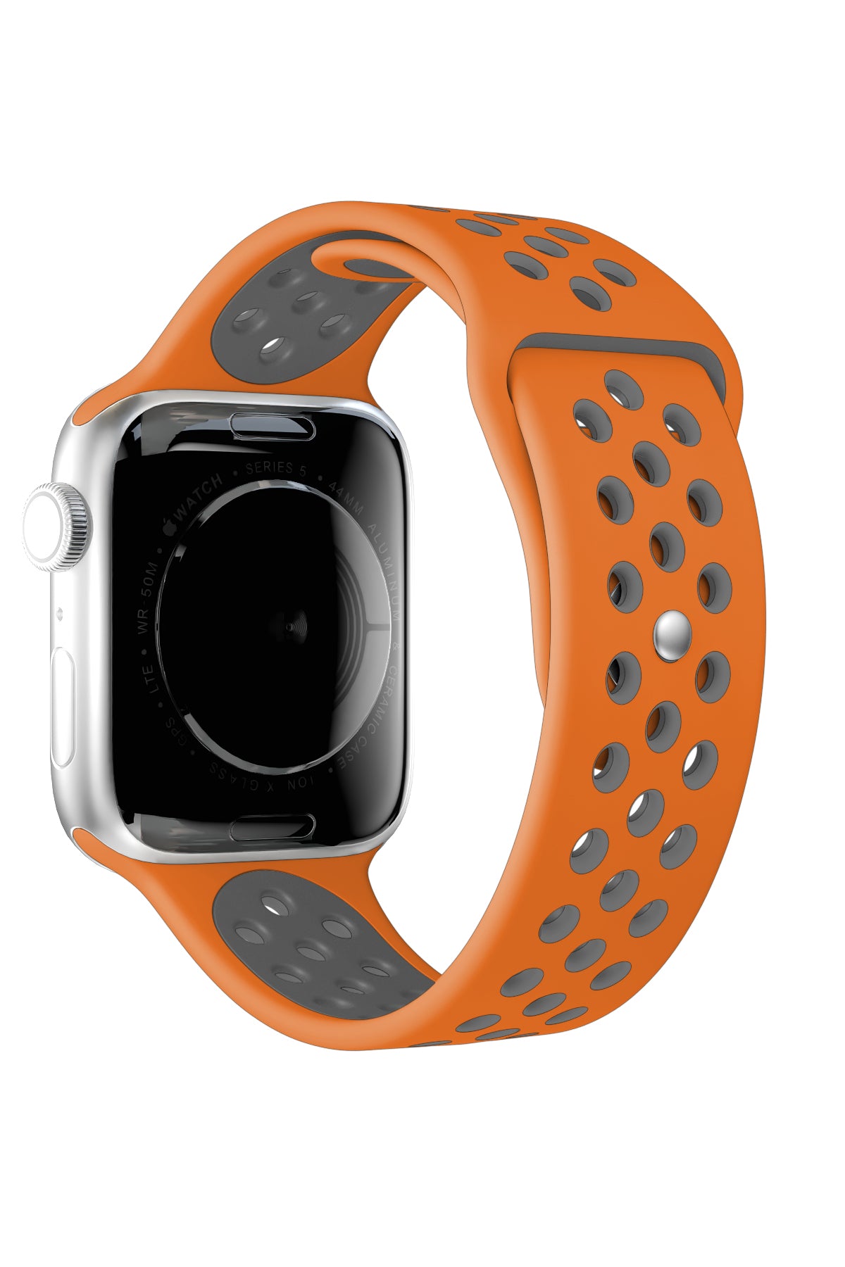 Apple Watch Uyumlu Silikon Delikli Spor Kordon Pumpkin  bikordon