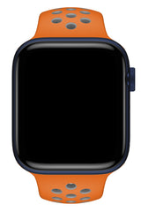 Apple Watch Uyumlu Silikon Delikli Spor Kordon Pumpkin