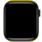 Apple Watch Uyumlu Silikon Delikli Spor Kordon Sarı Lacivert  bikordon