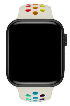 Apple Watch Uyumlu Silikon Delikli Spor Kordon Selenit  bikordon