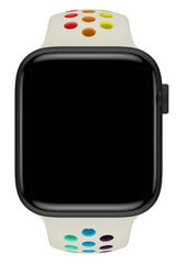 Apple Watch Uyumlu Silikon Delikli Spor Kordon Selenit