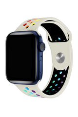 Apple Watch Uyumlu Silikon Delikli Spor Kordon Selenit