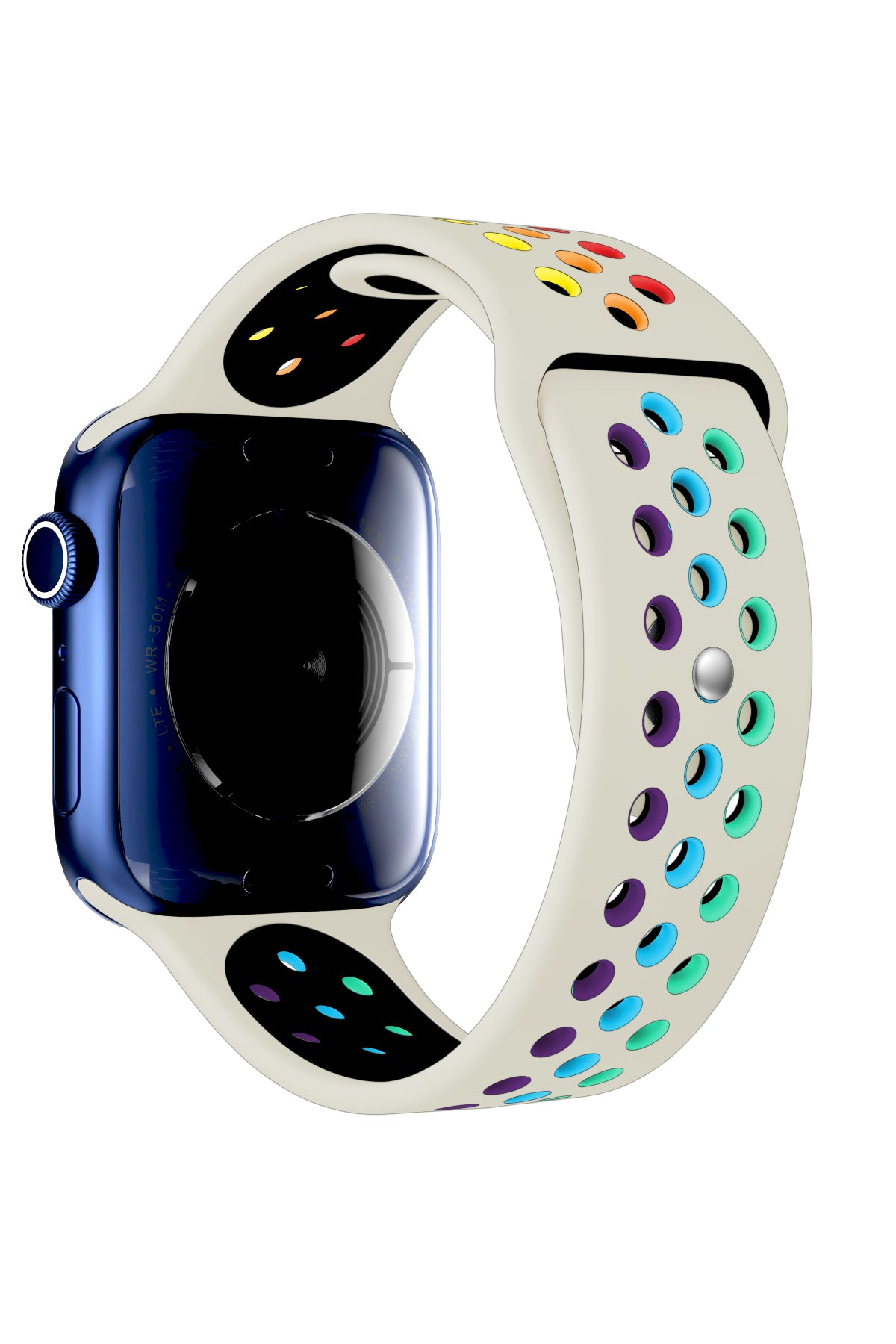 Apple Watch Uyumlu Silikon Delikli Spor Kordon Selenit  bikordon
