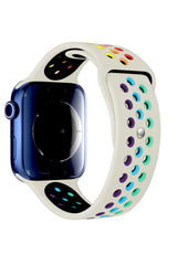 Apple Watch Uyumlu Silikon Delikli Spor Kordon Selenit