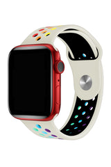 Apple Watch Uyumlu Silikon Delikli Spor Kordon Selenit
