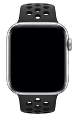 Apple Watch Uyumlu Silikon Delikli Spor Kordon Petrol Siyah