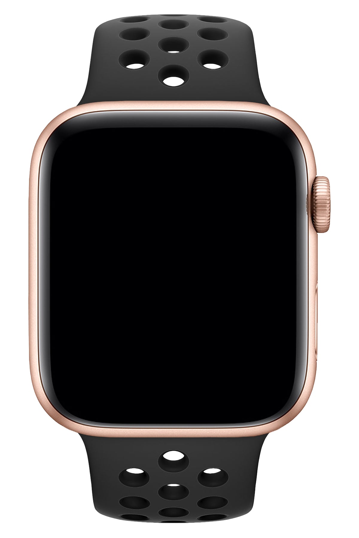 Apple Watch Uyumlu Silikon Delikli Spor Kordon Petrol Siyah  bikordon