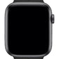 Apple Watch Compatible Silicone Perforated Sport Band Black White 