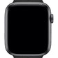 Apple Watch Uyumlu Silikon Delikli Spor Kordon Siyah Beyaz  bikordon