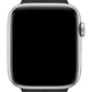 Apple Watch Uyumlu Silikon Delikli Spor Kordon Siyah Beyaz  bikordon