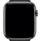 Apple Watch Uyumlu Silikon Delikli Spor Kordon Siyah Pembe