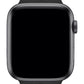 Apple Watch Uyumlu Silikon Delikli Spor Kordon Siyah Pembe  bikordon