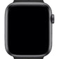 Apple Watch Compatible Silicone Perforated Sport Band Black Green 