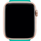 Apple Watch Uyumlu Silikon Delikli Spor Kordon Turkuaz Siyah  bikordon
