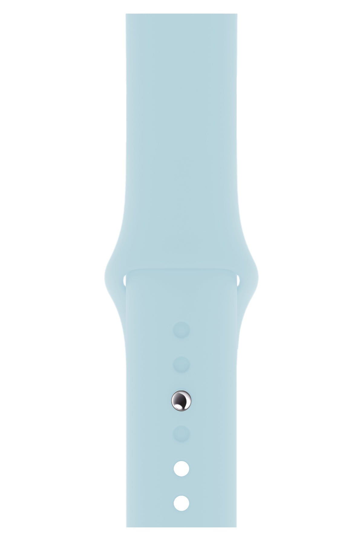 Apple Watch Compatible Silicone Sport Band Alice Blue 