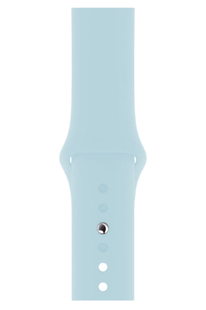 Apple Watch Compatible Silicone Sport Band Alice Blue 