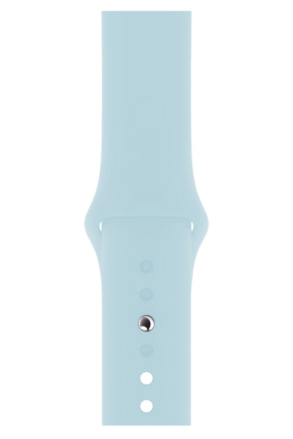 Apple Watch Uyumlu Silikon Spor Kordon Alice Mavi  bikordon