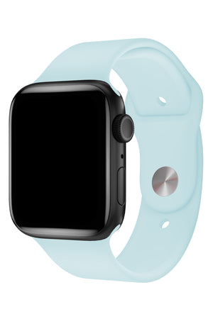 Apple Watch Uyumlu Silikon Spor Kordon Alice Mavi  bikordon