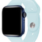 Apple Watch Uyumlu Silikon Spor Kordon Alice Mavi
