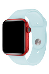 Apple Watch Uyumlu Silikon Spor Kordon Alice Mavi