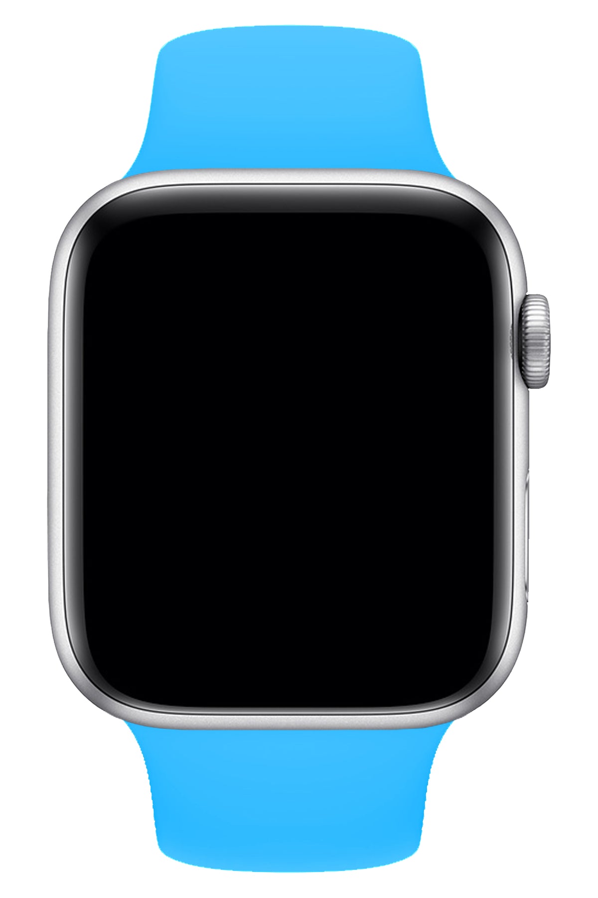 Apple Watch Uyumlu Silikon Spor Kordon Bebek Mavi  bikordon