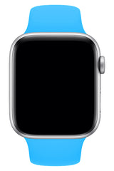 Apple Watch Compatible Silicone Sport Band Baby Blue