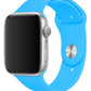 Apple Watch Uyumlu Silikon Spor Kordon Bebek Mavi