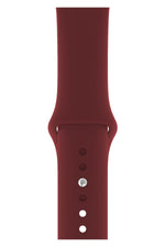 Apple Watch Uyumlu Silikon Spor Kordon Bordo  bikordon