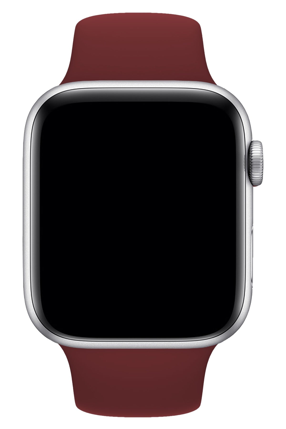 Apple Watch Uyumlu Silikon Spor Kordon Bordo  bikordon