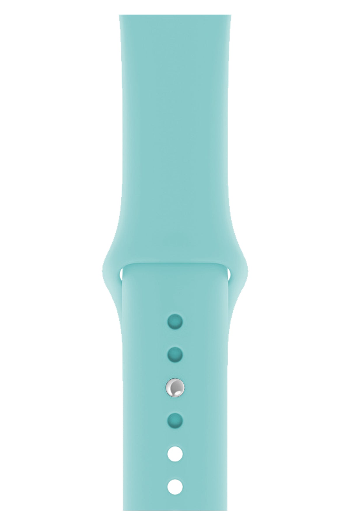 Apple Watch Uyumlu Silikon Spor Kordon Cam Göbeği  bikordon