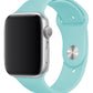 Apple Watch Uyumlu Silikon Spor Kordon Cam Göbeği