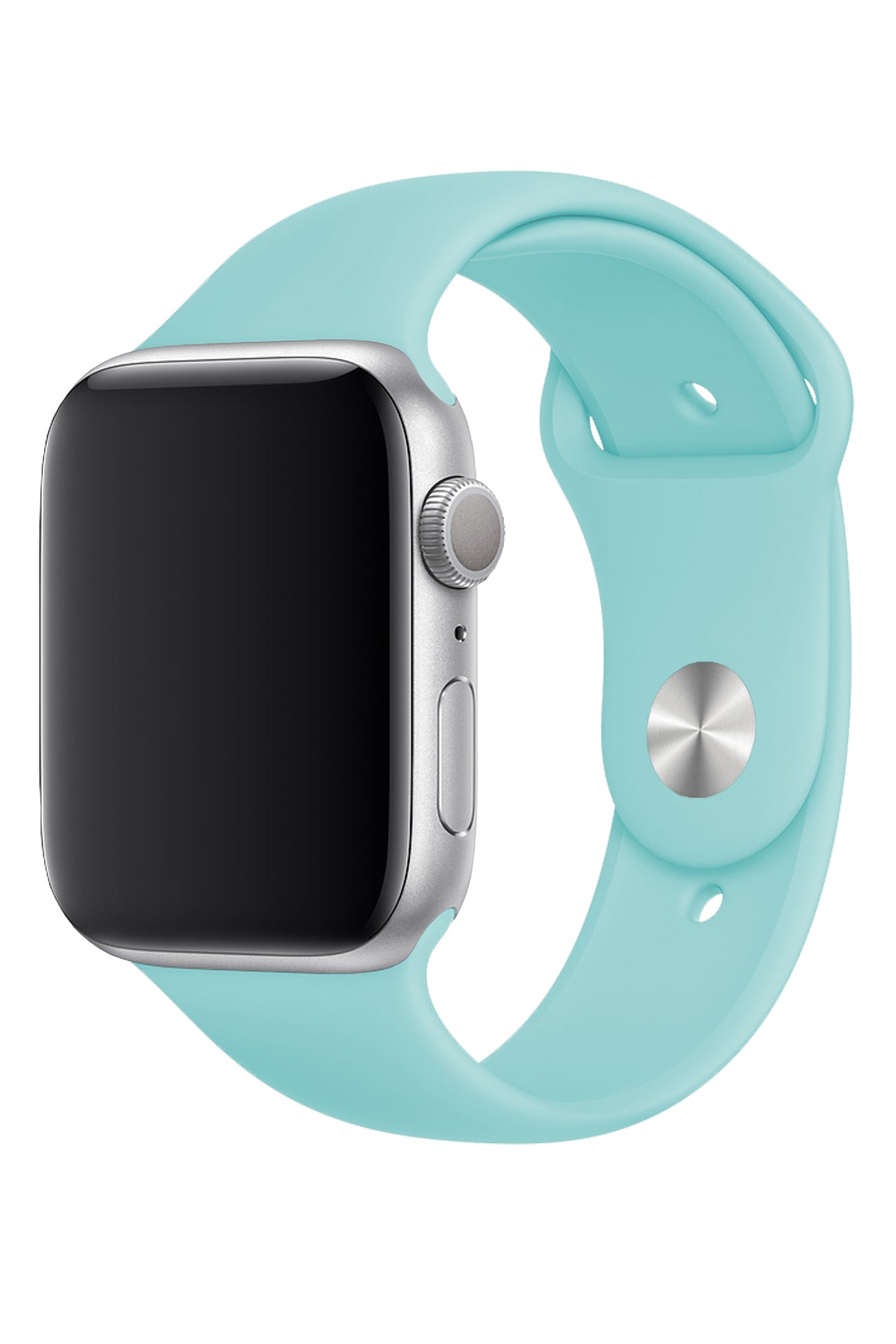 Apple Watch Uyumlu Silikon Spor Kordon Cam Göbeği  bikordon