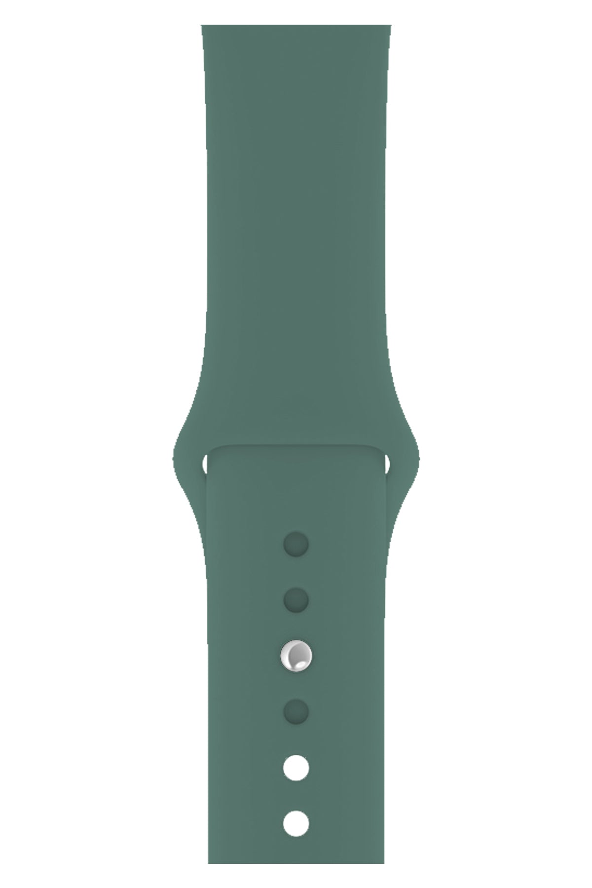 Apple Watch Compatible Silicone Sport Band Pine Green 