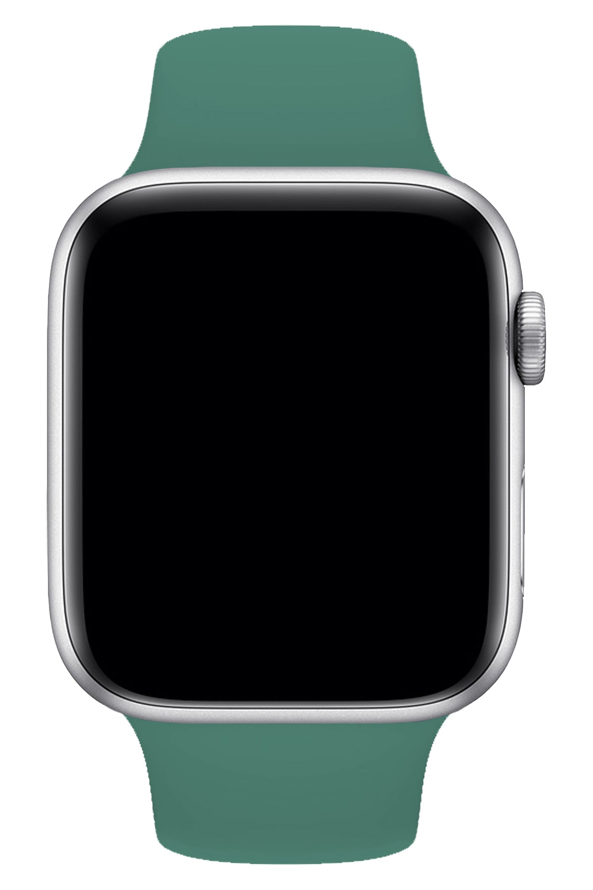 Apple Watch Uyumlu Silikon Spor Kordon Çam Yeşili  bikordon