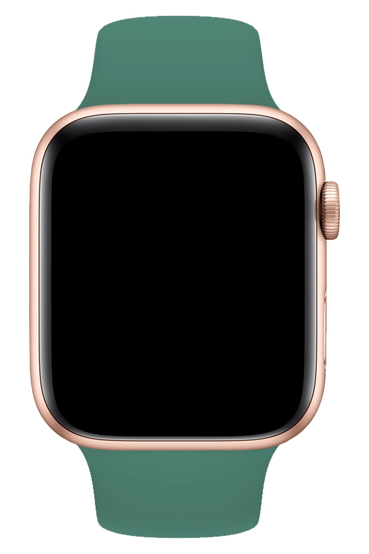 Apple Watch Uyumlu Silikon Spor Kordon Çam Yeşili  bikordon